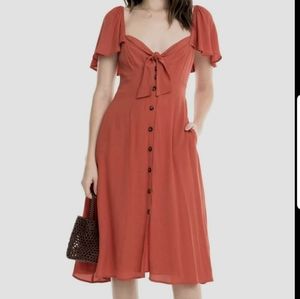 ASTR the Label Rachelle Tie Front Dress